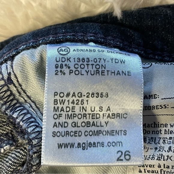 ✅3X Host Pick✅ AG Adriano Goldschmied’s The Stilt Crop Jeans, 26 - Picture 10 of 10